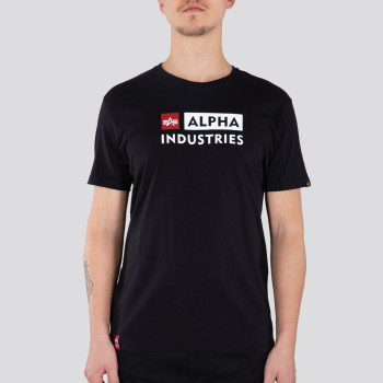 Alpha Block-Logo T - fekete