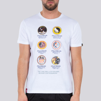 Apollo Mission T-Shirt - white