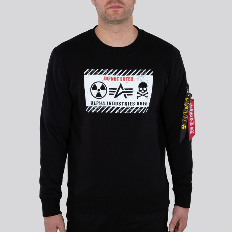 Radioactive Sweater - black/white