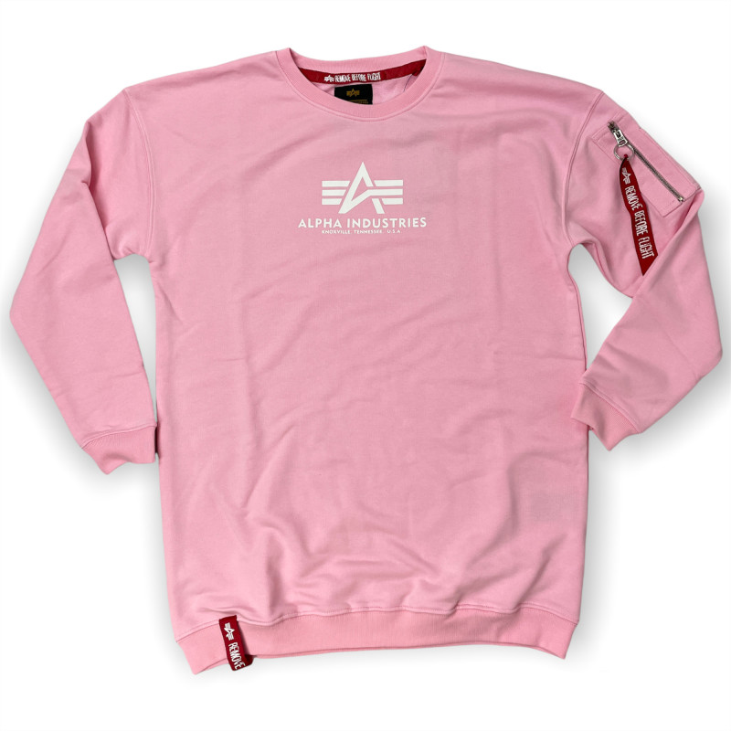 Basic Long Sweater OS Woman - pastel pink