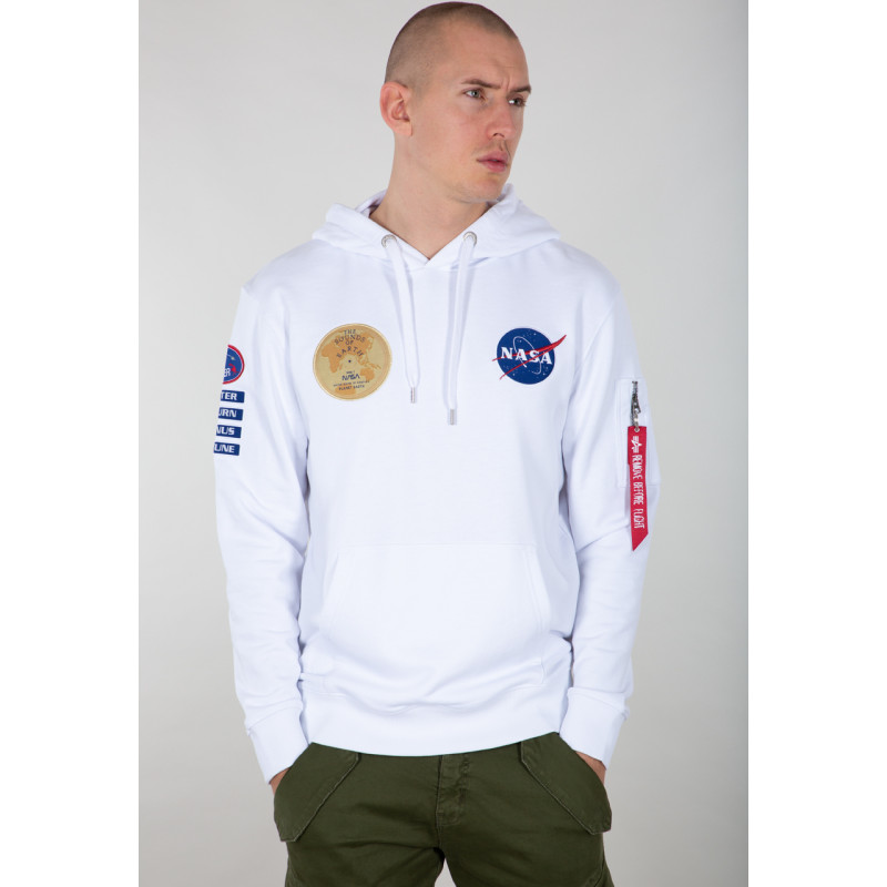 NASA Voyager Hoody - white