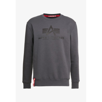 Basic Sweater - greyblack/black