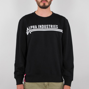 Alpha Industries Sweater - black/white