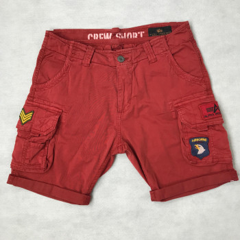 CREW SHORT PATCH - rbf red