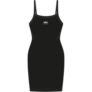 Basic Dress Small Logo Woman - black