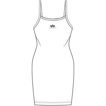 Basic Dress Small Logo Woman - white