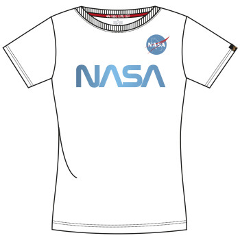 NASA PM T Woman - white/airforce blue