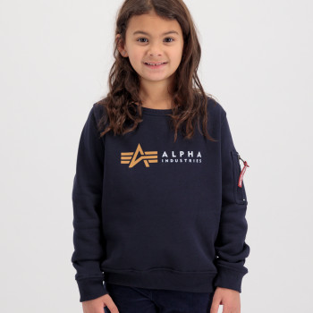 Alpha Label Sweater Kids - replica blue