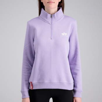 Half Zip Sweater SL Woman - pale violet