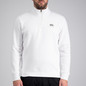 Half Zip Sweater SL - white