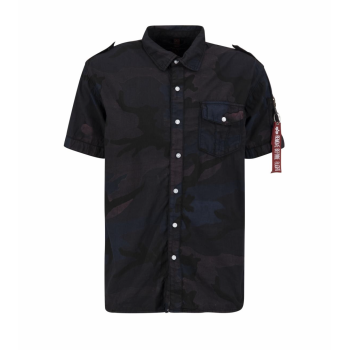 Camo Shirt S - black camo