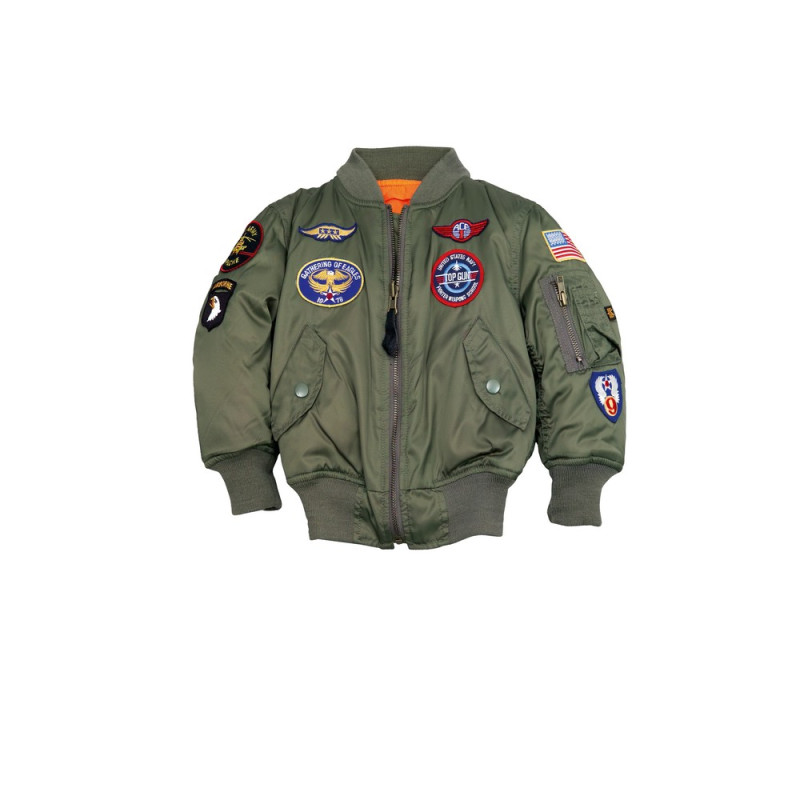 MA-1 Patch Youth - sage green