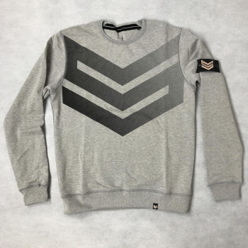 Big Logo Sweater - szürke