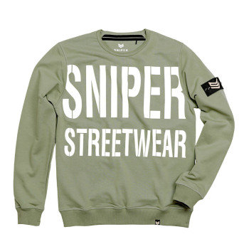 All Over Crew Neck - olive