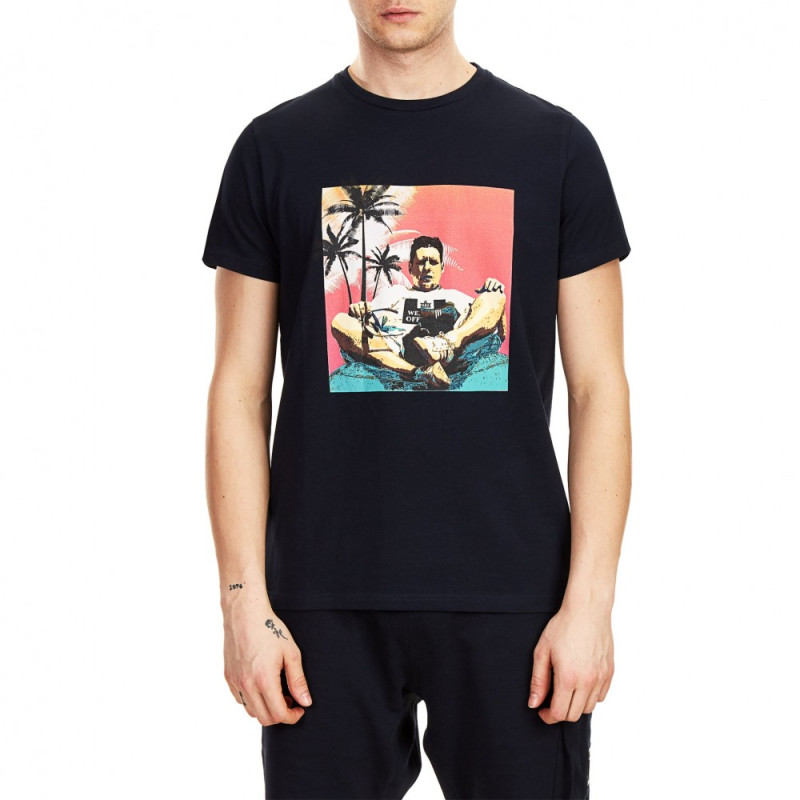Shaun T-shirt - navy